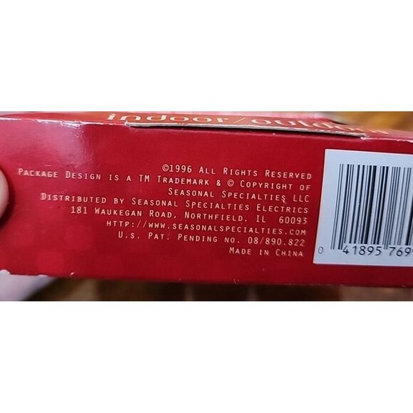 Vtg 1996 Christmas “Peace” & Doves 7 watt Replacement Bulbs 3 Per Pk See Pics - Picture 4 of 4